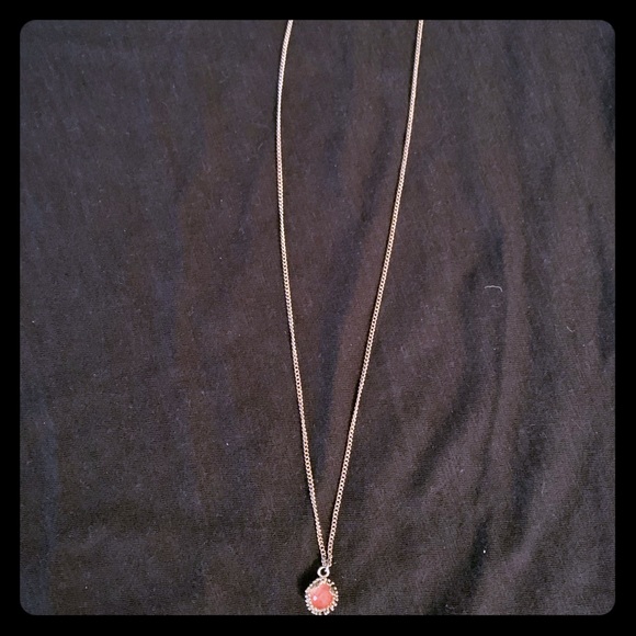 Kendra Scott necklace (rose quartz) - Picture 1 of 5